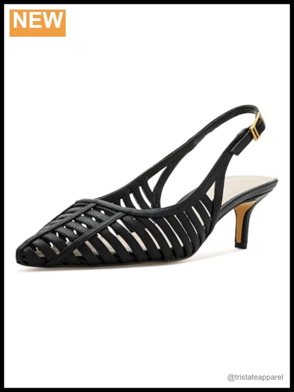 Franco Sarto Kate Slingback Stiletto Heels Pointed Toe Dress Shoes